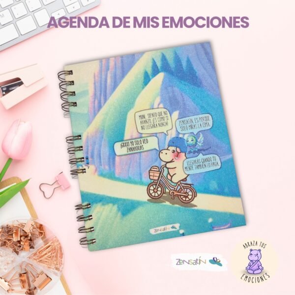 agenda de emociones zensatin ciclista